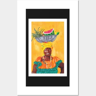 Palenquera, Colombia Posters and Art